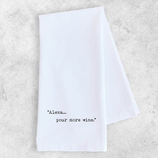 White tea towel is blank on both sides and is perfect for ad (790913)